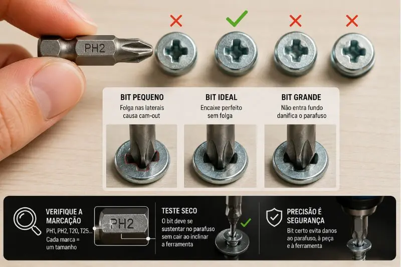Como saber o tamanho ideal do bit